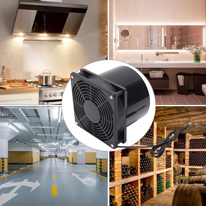 10W Monocrystalline Solar Panel Exhaust Fan - Solar Powered Ventilation for Chicken Coop, Greenhouse, Shed & Pet House