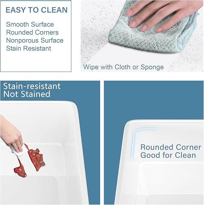 Extra Large White Farmhouse Sink 36 x 20 Inch, Firecaly Apron Front Undermount Farm Kitchen Sink Deep Single Bowl for Kitchen, w Accessories 2 Types, Fits MIN. Cabinet Size: 24"Dx39"W