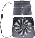 100W Solar Exhaust Fan for Chicken Coop: 13.5Inch Solar Powered Ventilation Fan for Greenhouse, Shed, Rv and Dog House