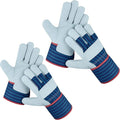 Daniel Smart Men & Women Goatskin Working Glove Lightweight Leather Safety Gloves for construction, gardening outdoor Work