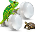 EvaStary Reptile Heat Bulb, 100W Simulated Natural Daylight Reptile Basking Spot Light Bulbs, UVA Reptile Heat Lamp Bulbs for Reptiles, Bearded Dragon, Lizard, Amphibian, Turtle, Snake, Chicken, 2Pack