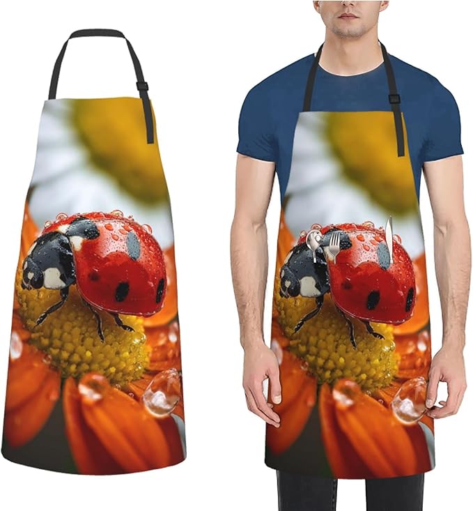Waterproof Aprons for Women Men Adjustable Bib Tractor farm Apron Chef Cooking Aprons for Kitchen