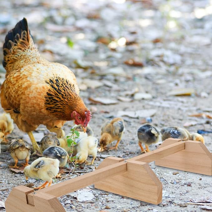 Wooden Hen Roosting Bar Roosting Bars for Chicken Coop Parrot Perch Safe Sturdy Chick Stand