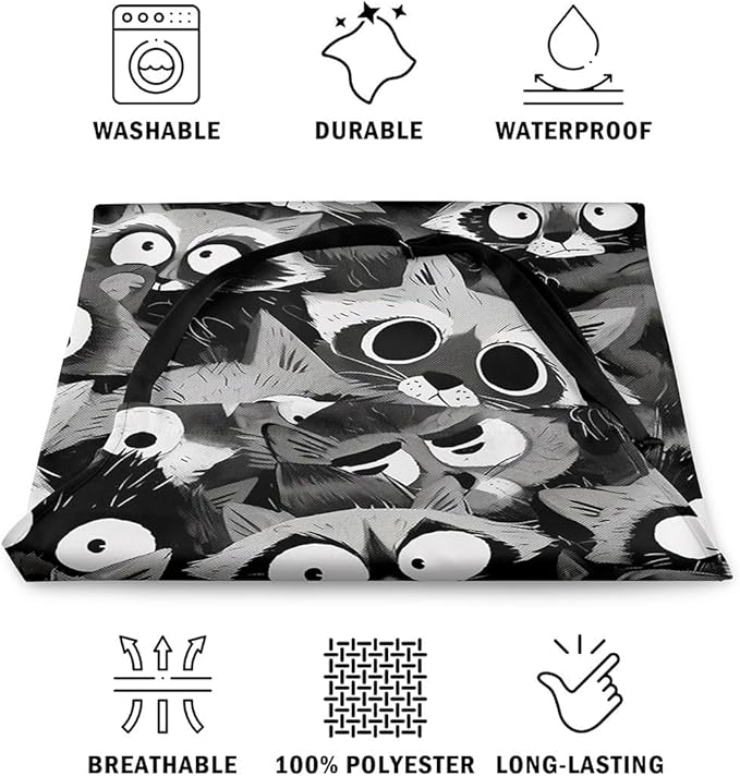 jejeloiu Cartoon Cats Apron for Women Men 26"x31"