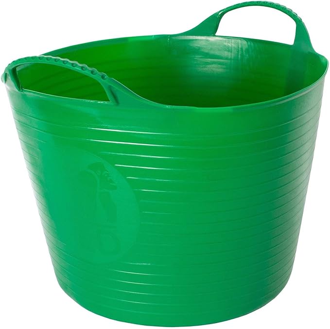Red Gorilla Small Flexible Plastic Tub, Toy Storage, Laundry, Gardening & More, 14 Liter/3.7 Gallons, Blue
