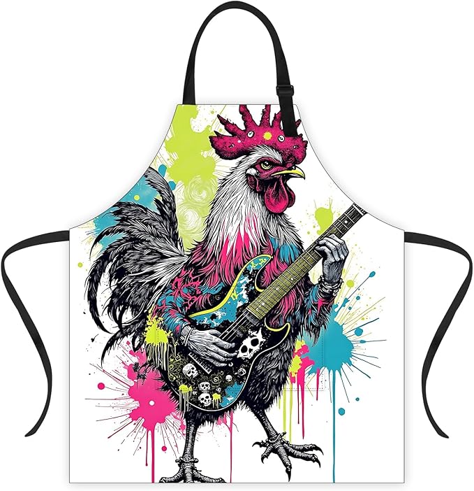 Apron Adjustable Waterproof with Two Deep Pockets Wowen men for Summer BBQ Pool Parties & Resorts