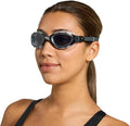 Zoggs Adult Unisex Predator Flex Anti-Fog UV Protection Curved Lens Ultra-Fit Gasket Quick-Adjust Swimming Goggles, 461041