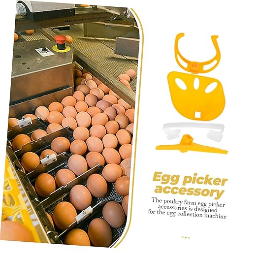 Mikikit 1Set Chicken Egg Holder Accessory Farm Egg Picker Parts for Efficient Egg Collection Compatible with Egg Collection Machine Lightweight and Easy to Handle