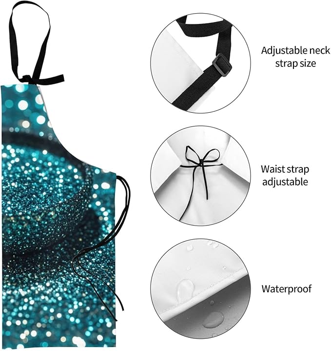Apron for Women Men Waterproof Adjustable Bib Tractor farm Cooking Aprons Chef Bibs