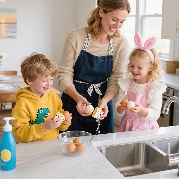 Egg Washer For Fresh Eggs,Silicone Egg Cleaner,Egg Scrubber(Yellow)