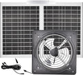 40W Solar Attic Fan Kit, 40W Solar Panel + a 25W DC Fan, Plug and Play, for Attic, Roof Vent, Green House or Chicken Coop