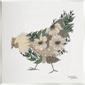 Stupell Industries Floral Design Chicken Farm Arrangement Wood Wall Art, Design by Michele Norman