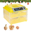 ROVSUN Egg Incubator with Automatic Turner Intelligent Temperature & Humidity Control for for Hatching Eggs Chicken Ducks Goose Birds Hatching Poultry Hatcher W/Three Output Channels (96 Eggs)