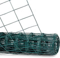 Fencer Wire 16 Gauge Green Vinyl Coated Welded Wire Mesh Size 2 inch X 3 inch