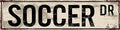 CSWLJS Rustic Metal Tin Signs Home Decoration Soccer Sign Fan Soccer Player Soccer Gift Soccer Decor Soccer Athlete Football Street Sign Art Wall Decor Metal Sign 4x16 Inch