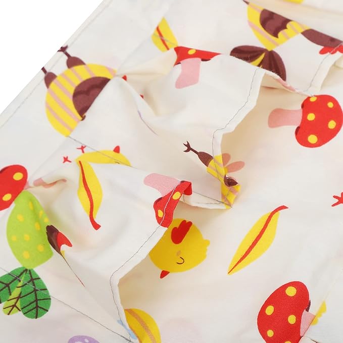 Eggs Collecting Protective Apron with Multiple Pockets, Cotton Twill, Durable and Washable - Heavy Duty Design, Convenient Egg Gathering for Women (Large: Approx. 17.6x16.2x15cm / 6.93x6.38x5.91in)