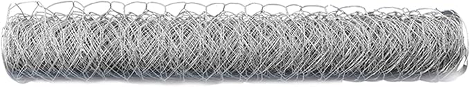 Galvanized Poultry Wire Netting 2" Hexagonal Mesh Wire Fence fit for Family Craft Projects Chicken Netting Garden Fencing Backyard Fencing (2ft x 150ft)