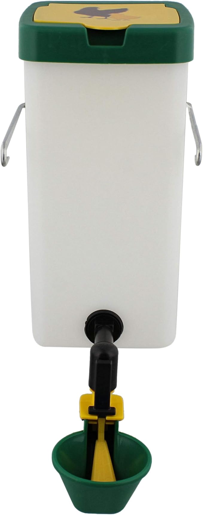 Rural365 Automatic Chicken Waterer System - 1L Green Poultry Watering Cup for Indoor Outdoor Pet Water Dispenser