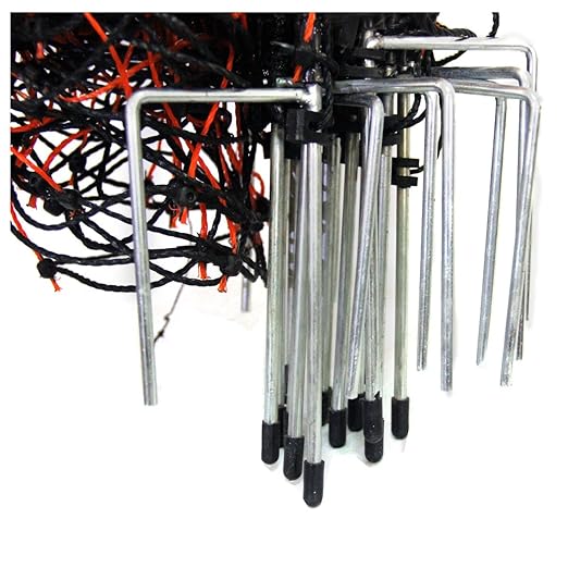 Portable Electric Fencing Net, PE Fence Netting with Condutors for Sheep and Goat with Step-in Fence Post, 35"x164', Green
