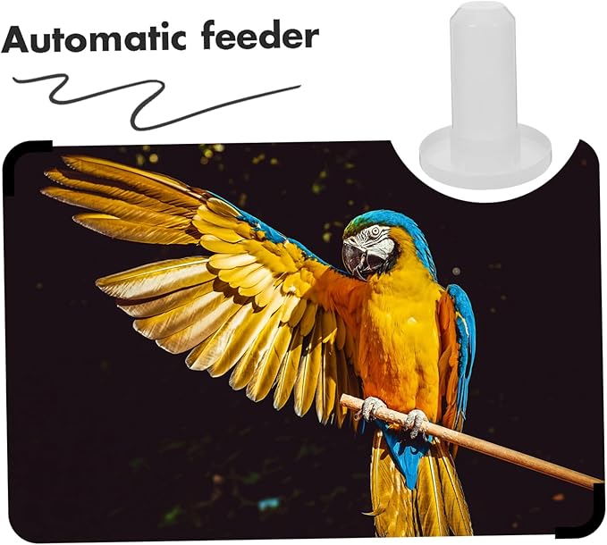 Automatic Poultry Waterer and Feeder Kit 2-in-1 Plastic Chicken Waterer Drinker and Baby Chick Feeder Suitable for Quail Parrots and Farm Use