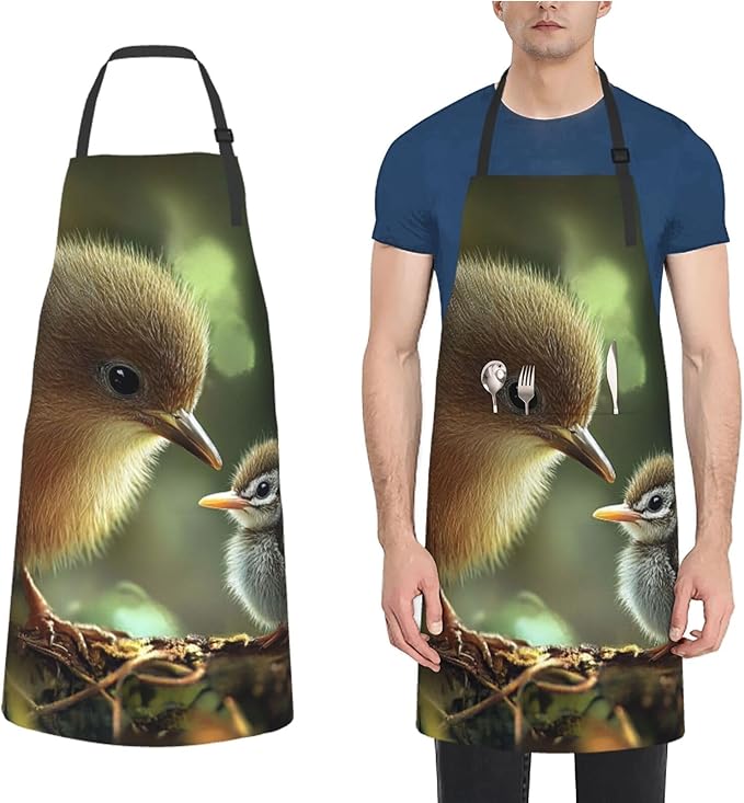 Waterproof Aprons for Women Men Adjustable Bib Tractor farm Apron Chef Cooking Aprons for Kitchen