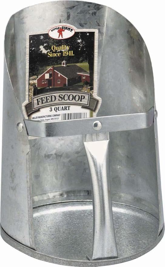 LITTLE GIANT GALVANIZED FEED SCOOP