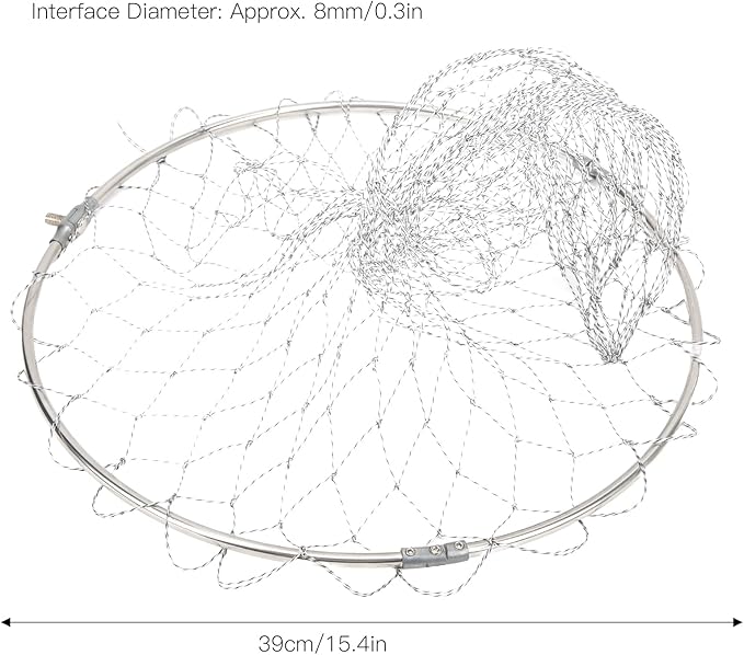 Nylon Brail Net, Fishing Net, Foldable Design Nylon Netting Suitable for Fishing Larger Things for Bird for Fish Field