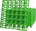 Plastic Egg Box, 20 Pack Green Stackable Cartons, Holds 30 Eggs, for Storing and Shipping