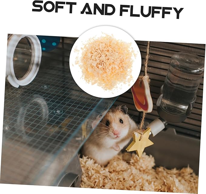 Small Animal Bedding Birch Wood Shavings for Rabbits Guinea Pigs Chickens Snakes Reptiles Moisture Absorbing Comfortable Reusable Pet Litter for Cozy Living Spaces