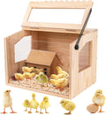 Chick Brooder Box,Large Brooder Box for Chicks,32" L x 16 W x 42 H, 10-15 Chicks, Chicken coop,Quail cage,Quail coop,Measures Approximately.