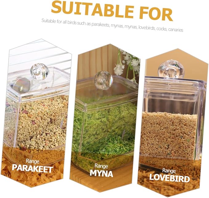 1pack Automatic Feeder Trough No Waste Chicken Feeder for Chicken Enrichment