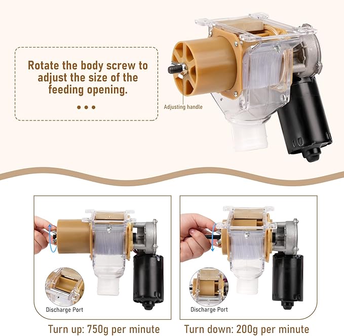 Timed Automatic Chicken Feeder and Duck Feeder, Timed Poultry Feederer Great for Chickens, Ducks, Geese, Pigeons, Fish, Dogs, Fish, Cats