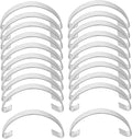 20pcs Chickens Coop Accessory Kit Steel Hooks for Gate Kit Cage Door Locks Spring Latches for Decorative Bird Cages