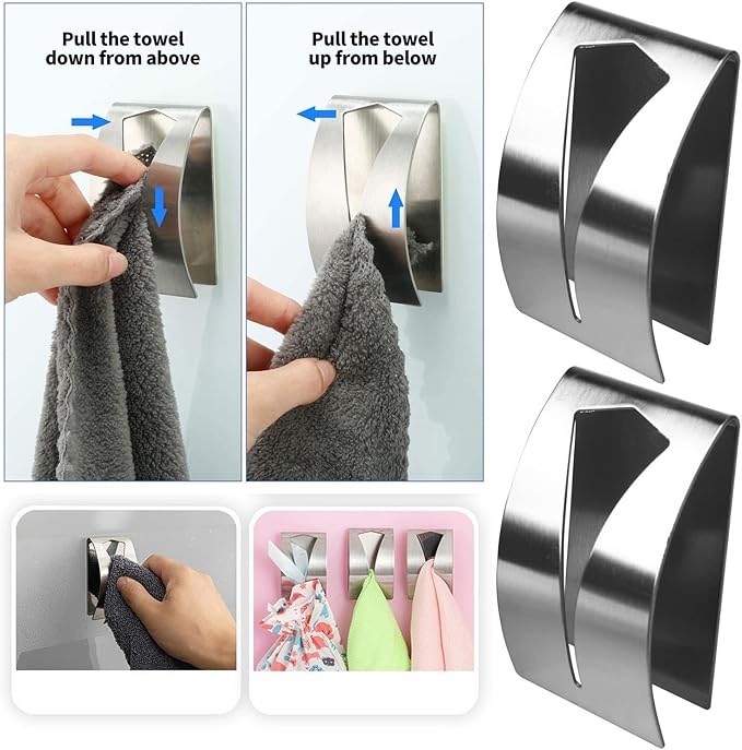 3 Pack Kitchen Shears Holder Wall Mount Adhesive Kitchen Scissors Holder Clip Holster Organizer for Heavy Duty All Purpose Cooking Scissors Poultry Shears Seafood Scissor Knife Block Attachment