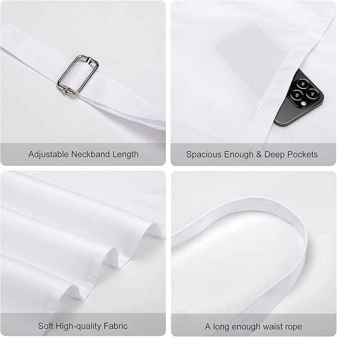 Bahamas Map Flag Apron,Waterproof Unisex Adult Aprons with Pockets Kitchen Baking Aprons