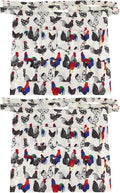 2 Pcs Pocket Egg Gathering Apron, Chicken Egg Collector, 16.9 X 20.1 in / 43 X 51 Cm