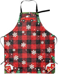 Shark Jumping Home Aprons 2 Pockets 33"×28" for Men Women, Ocean Sea Waterproof Kitchen Cooking Bib