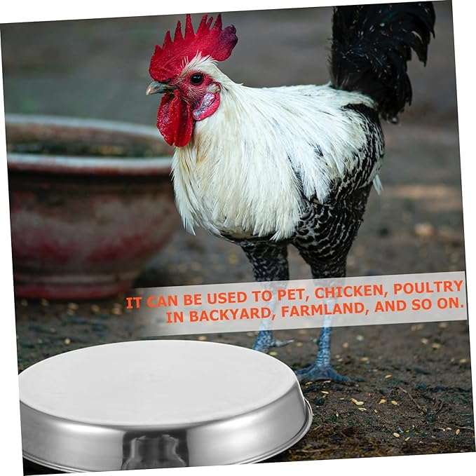 Yardwe Chickens Poultry Heating Tool Farm Water Heater Winter Drinkers Base Auto-Off Safety