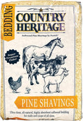Country Heritage Premium Pine Shavings Ultra Clean Highly Absorbent Softwood Bedding for Stalls and Chicken Coops (35 LB)