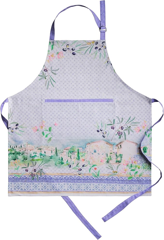 Maison d' Hermine 100% Cotton Apron for women with Pocket Kitchen Chef Apron for Men Cooking Easter Decorations