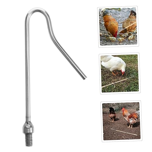 UPKOCH Poultry Catcher Leg Hook Tool Chicken and Duck Catching Rod Comfortable Grip for Farm Use Efficient Capture of Poultry and Livestock Sturdy Construction for Long-Term Reliability