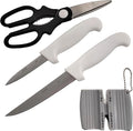 Rite Farm Products DELUXE POULTRY PROCESSING & BUTCHER KNIFE KIT CHICKEN QUAIL DUCK TURKEY KNIVES