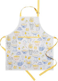 Maison d' Hermine 100% Cotton Apron for women with Pocket Kitchen Chef Apron for Men Cooking Easter Decorations