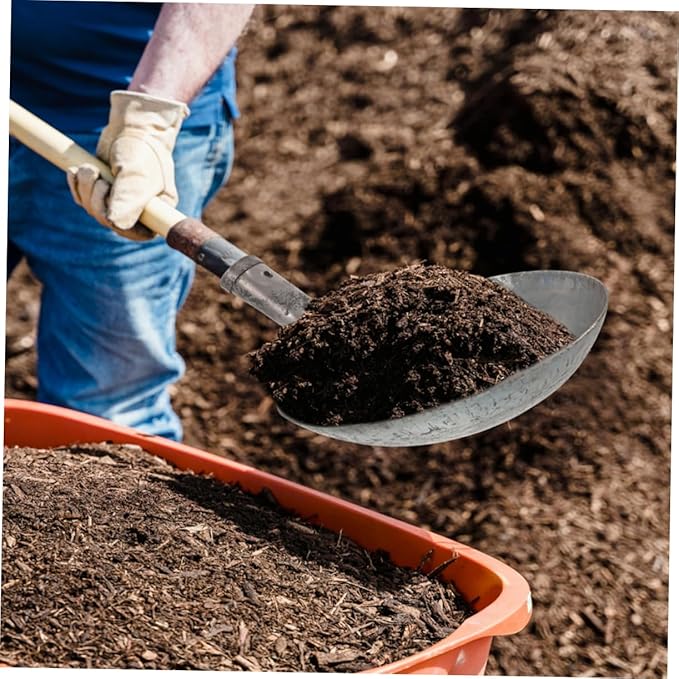 Heavy Duty Metal Sifting Scoop for Cleaning Sewage and Debris Durable Dung Sifting Ladle for Construction and Plumbing Professionals Versatile Tool for Clearing Drains and Wells