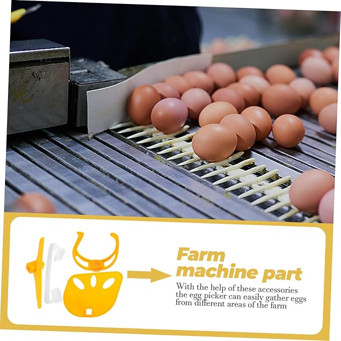 Egg Picker Accessory Kit Farm Egg Holder Parts Easy-to-Handle Plastic for Efficient Egg Collection System