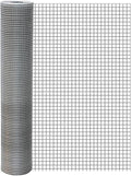 Welded Wire Mesh, 1/2 Inch Hardware Cloth, Stainless Steel Chicken Wire Fencing, Heavy Duty Poultry Fence Netting Roll