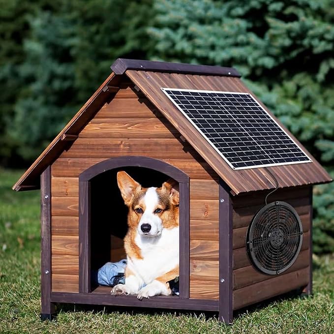 20W 16V Solar Exhaust Fan with High Speed Ventilation for Chicken Coop Barn Greenhouse