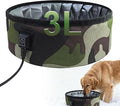 3L Heated Water Bowl for Pets –Foldable, Waterproof for Dogs, Cats, Squirrels, Rabbits, Chickens, and Birds – Winter Outdoor Use – Keeps Water from Freezing in Snowy Weather