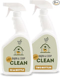 Good Salt Pet Barn & Coop Clean, Natural Pet-Friendly Daily Spray Cleaner, Made in the USA, 32 Ounce Bottle, 2-Pack