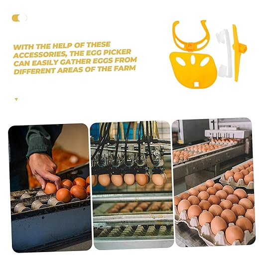 Kisangel 1Set Egg Holder Parts for Egg Collection Machine Lightweight Accessory for Farm Egg Picker Enhance Productivity and Efficiency Poultry Egg Management